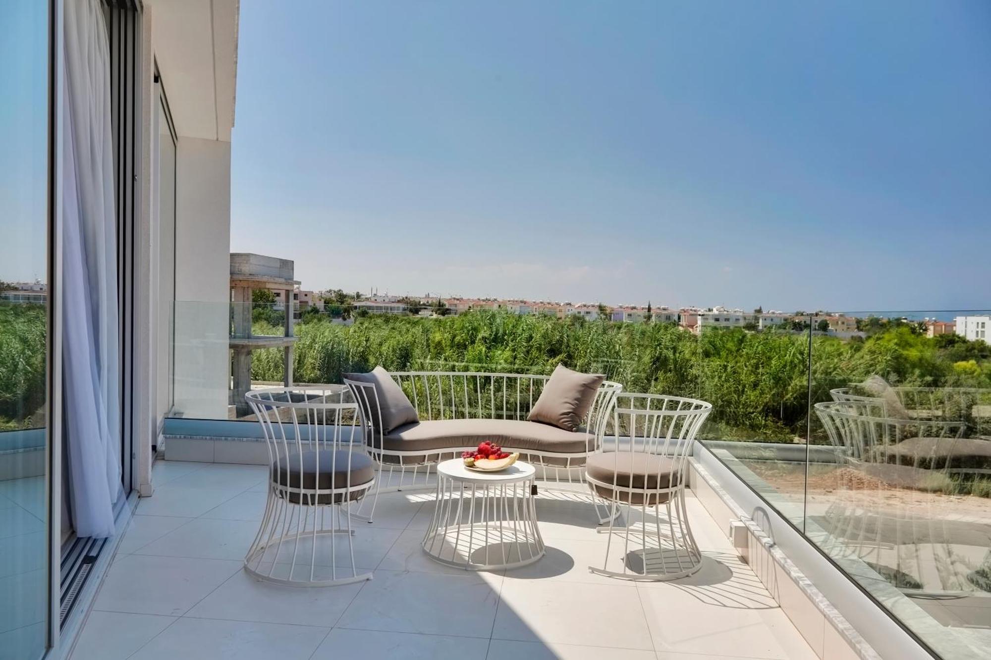 Seaview Luxury Villa Jacuzzi & Pool! 2 Min Beach Protarász Kültér fotó