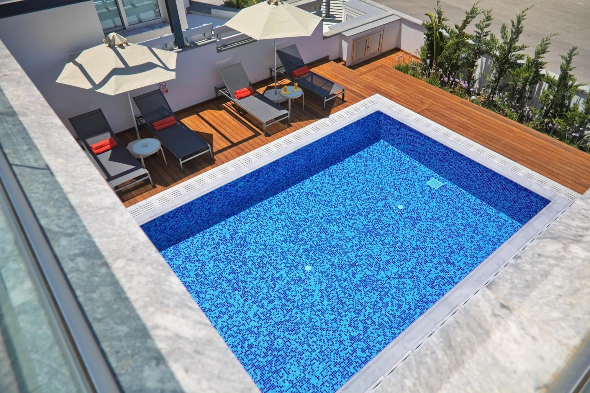 Seaview Luxury Villa Jacuzzi & Pool! 2 Min Beach Protarász Kültér fotó